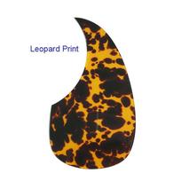 Pleroo Custom Guitar Pickgaurd - Great Elegant Bevelled Edge Acoustic Guitar Pickguard Teardrop Shape Multicolor Choice leopardo rašto spalva