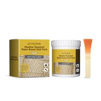 Water Based Gold Paint for Outdoor Metal Fence Metallic Shine Finish Weather Resistant Decorative Coating Strong Adhesion 150g