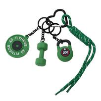 Heart Buckle Simulation Dumbbells Keyring Kettle Bells Fitness Series Pendant  Bodybuilder Style 7