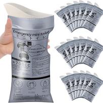 700ml Car Emergency Urinal Bag Disposable Travel Toilet for Camping Outdoor 6 piece