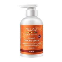 Curl Defining Cream Hydrating Coconut Oil Hair Styling Cream for Enhances Wavy Hair and Curly Hair, Smoothing Curling Cream Detangles, Conditions and 1pcs