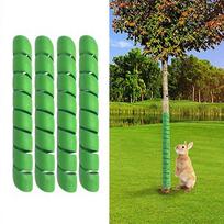 Tree Trunk Protection Wrap, 4Pcs Plastic Tree Guard for Saplings, Stop Squirrel Rabbit Rodent Chewing, Garden Yard Tree Protection Tool
