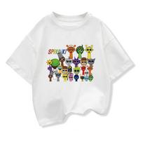 Summer Casual Boys Clothes Cute Sprunk Cartoon Boys T-Shirts Game Incredibox Children'S Tshirt Toddler T Shirt Short Sleeve Top 110