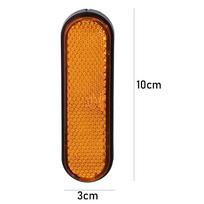 Universal Reflector Self-Adhesive Warning Sticker Motorcycle E-bike Night Safety Reflective Plate Car Truck Trailer Accessories