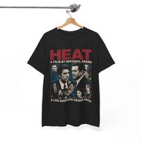 Heat 1995 Movie Graphic Tee, Cult 90s Heist Film T-Shirt S