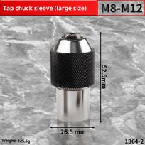 1Pcs Tap Socket Set, M2-M6/M8-M12 Square Tap Sockets, Compatible With Electric Drills, 3/ 8Inch Square Drive Interface