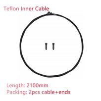 Chooee MTB Road Bike Shift Cable Universal Bicycle Shifter Gear Inner Wire For Shimano SRAM Derailleur Cycling Accessories Part Teflon 2.1M 2 Pcs