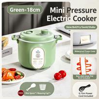 Mini Electric Rice Cooker Hot Pot 1.5L/2L Non-Stick Portable Food Steamer for 1-2 People Kitchen Dormitory Cooking Pot S 1.5L
