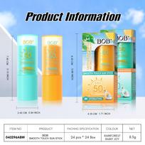 BOB Foundation Stick Refreshing Non-Sticky Facial Isolation Solid Concealer Foundation Paste English BLUE