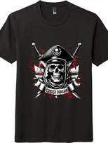Gothic Pirate Skull Graphic kids boy kids boy tee | Cursed Corsair Design, Unisex Statemenkids boys T-Shirt 110
