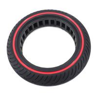 For Xiaomi Electric Scooter Solid Tire 8.5  8.5x2.0 8 1/2*2  Tyre M365 Pro 1S Pro2 Front Rear Replacement Tire 8.5 Inch Red Line raudona