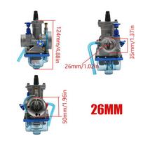 Universal Motorcycle Carburetor for Keihin PWK 26 28mm Scooters with Power Jet Motocross Accessories Dirt Bike Racing