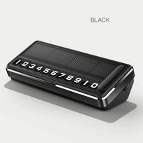 Saulės automobilio telefono numerio plokštės LED apšvietimas Laikinos parkavimo kortelės Paslėptos plokštelės Automobilių stovėjimo aikštelė Sustabdyti kelių numerių parkavimo programėlės