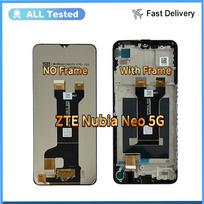 LCD Screen and Digitizer Full Assembly For ZTE Nubia Neo 5G With Frame