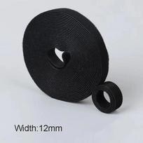 5M/Roll Colourful Nylon Cable Ties Storage Clip Cable Holder Whole Roll Velcro Ties Free Cutting Charging Data Cable Storage 5Mx12MM juoda