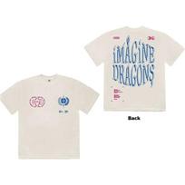 Imagine Dragons Unisex T-Shirt: Lyrics (Back Print) (XX-Large) 2XL