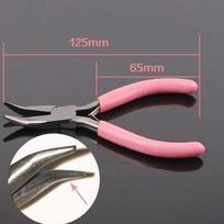 Hot 6types Mini Pliers Diagonal Round Bent Needle Nose Handcraft Beading Insulated Cutter Pliers For Jewelry Making Tools