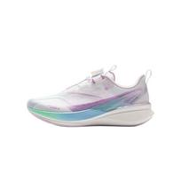 Li Ning YOUNG Red Hare 8 PRO Anti Slip And Wear Resistant Rebound Breathable Low top Kids' Running Shoes White Purple YKFV028-2 38