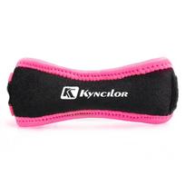 One Piece Adjustable Patella Knee Strap Brace Support Pad Pain Relief Band Stabilizer Hiking Soccer Basketball Volleyball Squats raudona