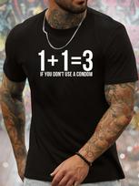 Unisex's Round Crew Neck T-Shirt, Simple Style Tee Fashion Regular Fit T-Shirt Graphic Tee XL