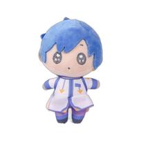 12CM Anime Hatsune Miku KAITO MEIKO Luka Kagamine Rin Len Figūrėlė Kawaii Q Versija Pliušinis Lėlės Raktų Pakabukas Krepšio Pakabukas Dekoracija Žaislas Dovana 12cm,bead chain