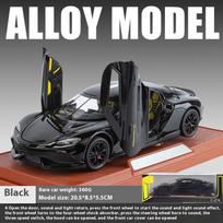 1/24 Scale Koenigsegg Gemera GT Supercar Alloy Diecast Model Car Sound and Light Home Trendy Ornaments Exquisite Simulation Decorative Gifts Boy juoda