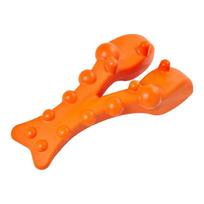 Cervical Traction Device Neck Stretcher Massager for Neck Shoulder Stretcher,Trigger Point Massager Tool,Neck Support Device oranžinė