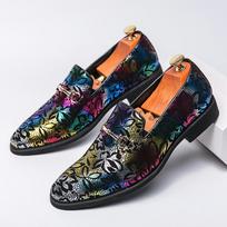 Mados dizainerio Nauji vyriški odiniai batai Suknelei Vyriškiems Prabangūs Britiški Spalvų Nacionalinio Rašto Oxfords Džentelmeno Vestuvių Prom Avalynė 9 gray