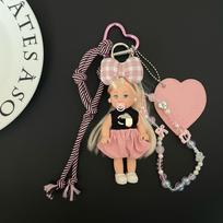 Xiaoxiangfeng Retro Bow Miu Pendant High-end Bag Pendant Key Hanging Miu pendant