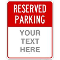 Custom Reserved Parking Sign Rustproof Aluminum Fade Resistant Outdoor juoda