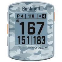 Bushnell Phantom 2 Slope Camo Golf Rangefinder GPS Lightweight Navigator, Waterproof, Compact, (Gray/FF/Men's & Women's) pilka spalva
