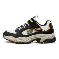 Skechers Stamina Dad Shoes Kids Sneakers Black White 403757L-BKW 30