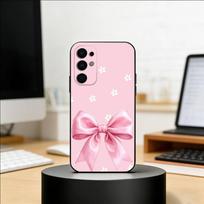 pink bows Phone Case For Samsung S25,S24,S21,S22,S23,S30,Ultra,S20,Plus,Fe,Soft Silicone Black Cover Samsung S25Plus