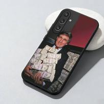 Dollar Design RICH-Man Painting Phone Case For Samsung Galaxy A73,A72,A71,A70,A52,A51 Others Soft Black Cover Samsung a53 5g