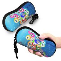 Custom Bingo Balls Shell Eyeglasses Case Women Men Fashion Paper Game Glasses Case Sunglasses Box Pouch S įvairiaspalvis