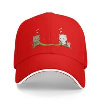 Kawaii Bubu Dudu Couple Pandas Sun Baseball Cap Summer Couple Women  Hip Hop Hats Sunscreen Vintage Kpop Rock Snapback Cap One Size