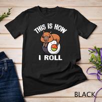 Capybara Sushi Funny Cute T-Shirt Mens Womens Tees Top Unisex T-Shirt Mens Womens Tees Top L
