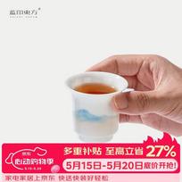 Blue Print Jade Sancai Gaiwan - Thousand Miles Landscape