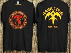 Vintage Queensryche Rage For Order Concert Tour T-Shirt M