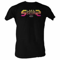 Bill and Ted Stallyns Wild Black Adult T-Shirt S