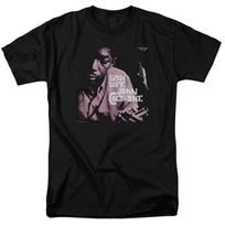 John Coltrane Lush Life T Shirt Licensed Jazz Bebop Saxophone Black L