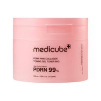 Medicube PDRN Collagen Glow Toner Pad Deep Hydrating Brightening Facial Sheet 150ml (100 Sheets)