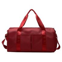 Outdoor Waterproof Nyl Sports Gym Bags Men Women Training Fitness Travel Handbag Yoga Mat Sport Bag with shoes Compartment bordinė