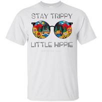 Hippie Camping Gift Shirt Stay Trippy Little Hippie Glasses Casual Tee Shirt Unisex brand tshirt summer top tees S