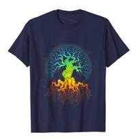 ShirtWoot Fractal Tree Of Life TShirt Rife Unisex Tops Shirt Leisure T Shirt Kawaii Unisex Clothing Cotton Beach S