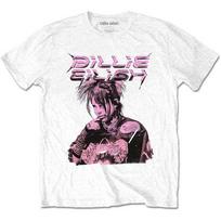 Billie Eilish Unisex T-Shirt: Purple Illustration (Medium) L