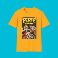 Eerie Stories Graphic Tee | Vintage Comic Book Horror Shirt for Spooky Style 3XL