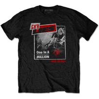 Guns N Roses T Shirt One in a Million Band Logo Official Mens Black L L