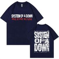 Rock Band System of A Down Mezmerize T Shirts Unisex and Women Vintage Alternative Metal Music Tshirt Unisexs Fashion Summer T Shirt S