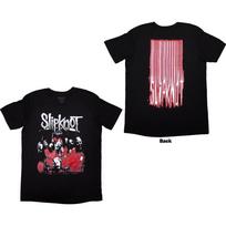 Slipknot Unisex T-Shirt: Stretched Barcode (Black) (Back Print) (XX-Large) 4XL